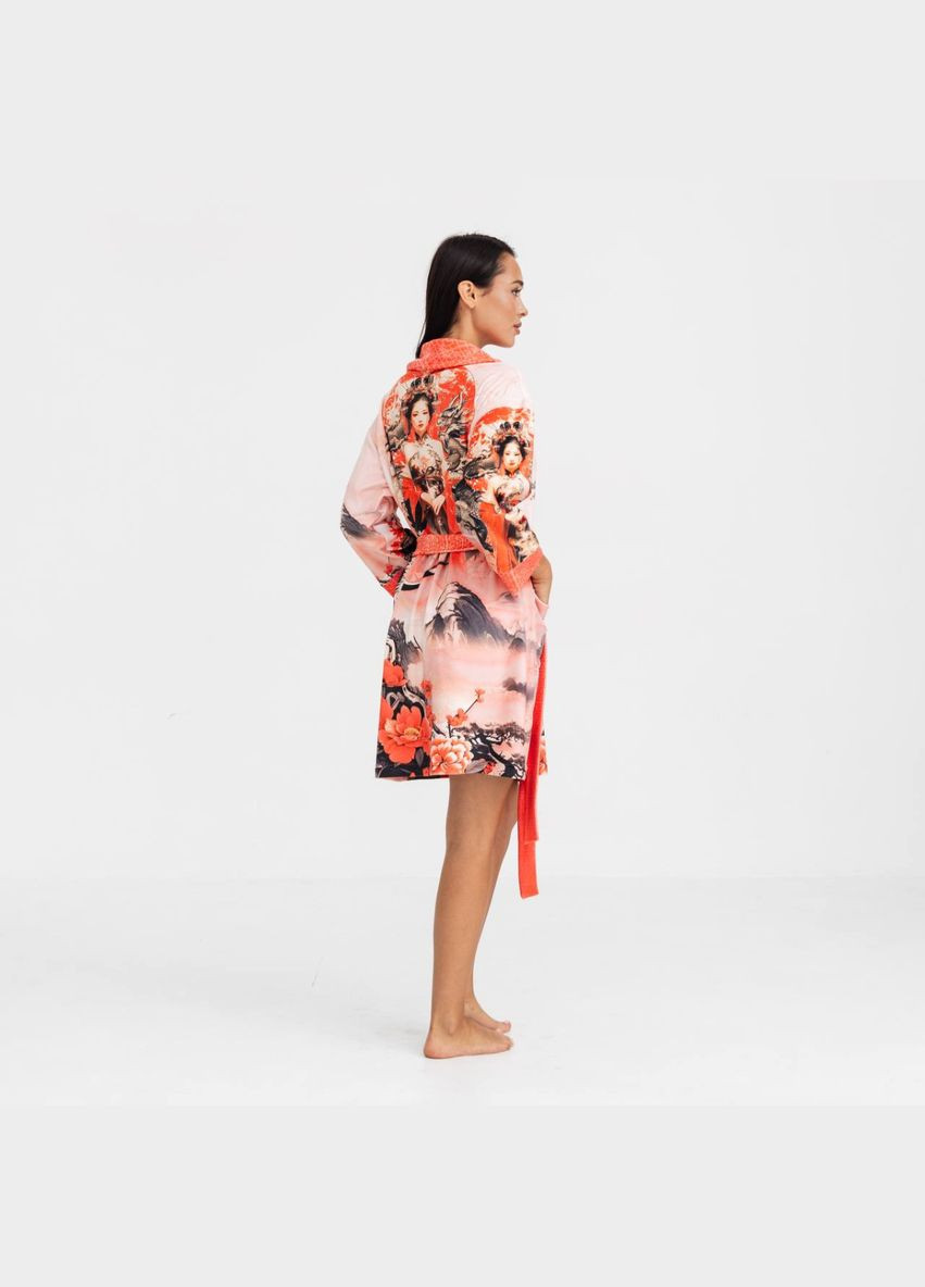 Халат женский из плюшевого велюра эксклюзивный Dragon 18327 L-XL FlexDress (336767105)