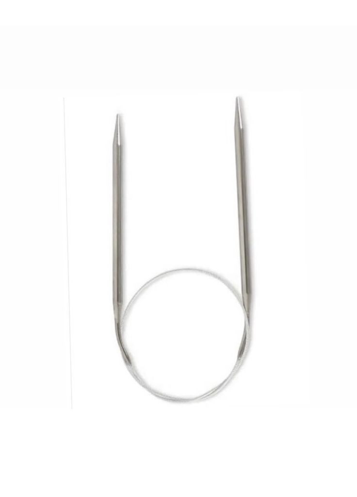 Спиці для кругового в'язання на металевому тросі 3.5 мм No Brand (371140895)