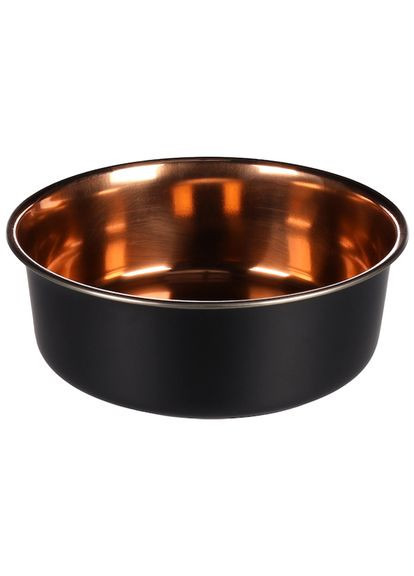 Ezra Bowl ФЛАМІНГО ЕЗРА миска для собак і котів, 1.8 л, Чорний - мідь (5400585190632) Flamingo (341941707)