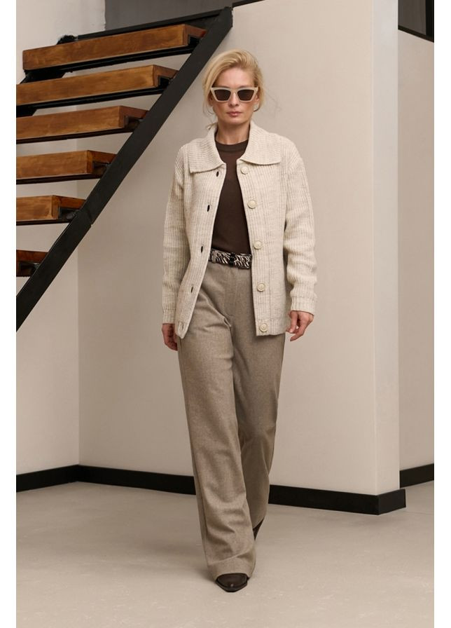 Теплі жіночі штани прямого крою (3086) Triko Bakh (366873130)