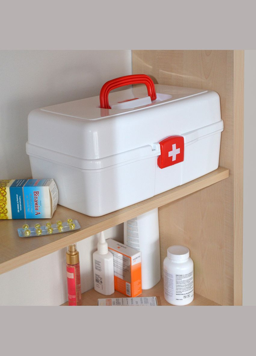 Аптечка-органайзер MVM Белая (PC-10 WHITE) МВМ (365280837)