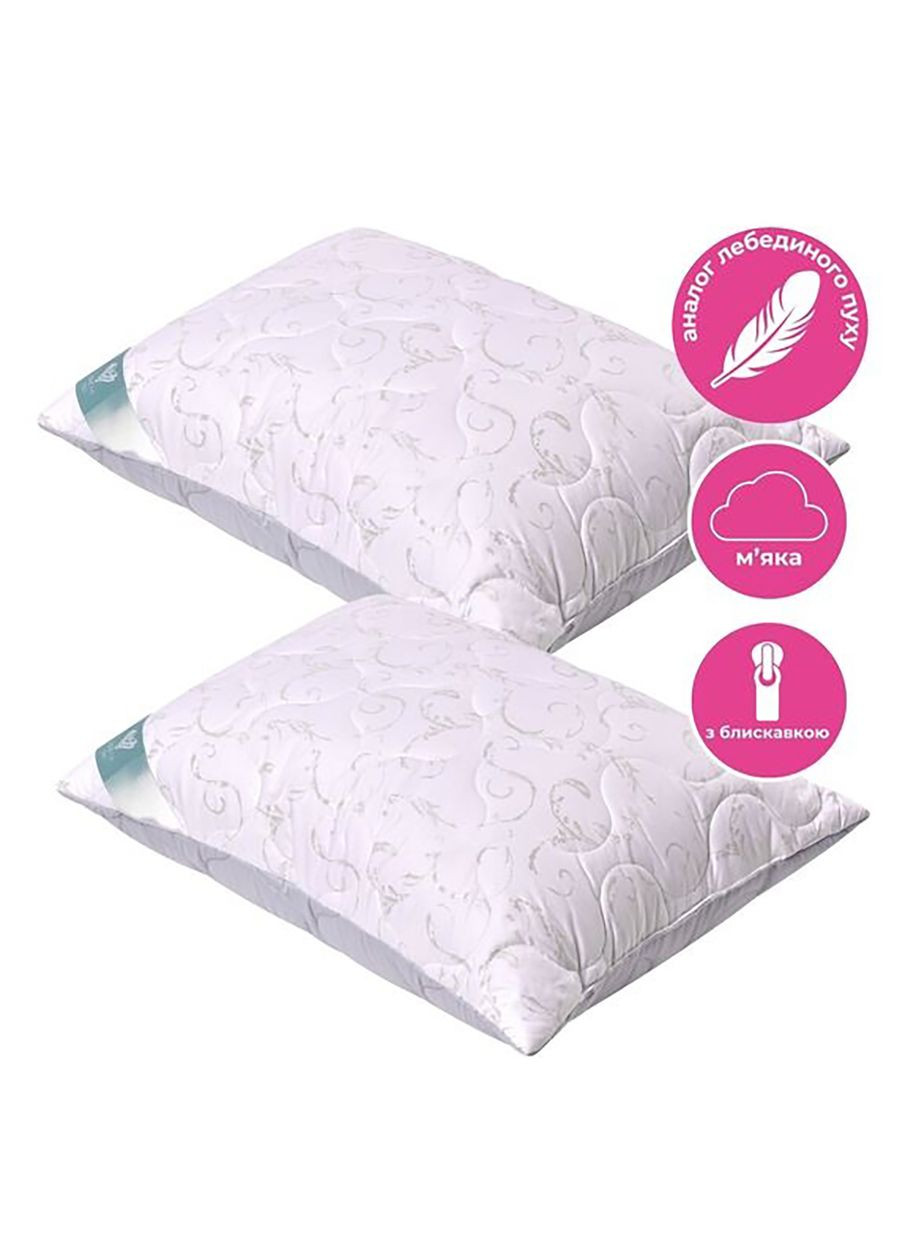 Набор подушек 50х70 2шт. двухсторонняя аналог лебединого пуха Soft 8-35512 IDEIA (346497403)