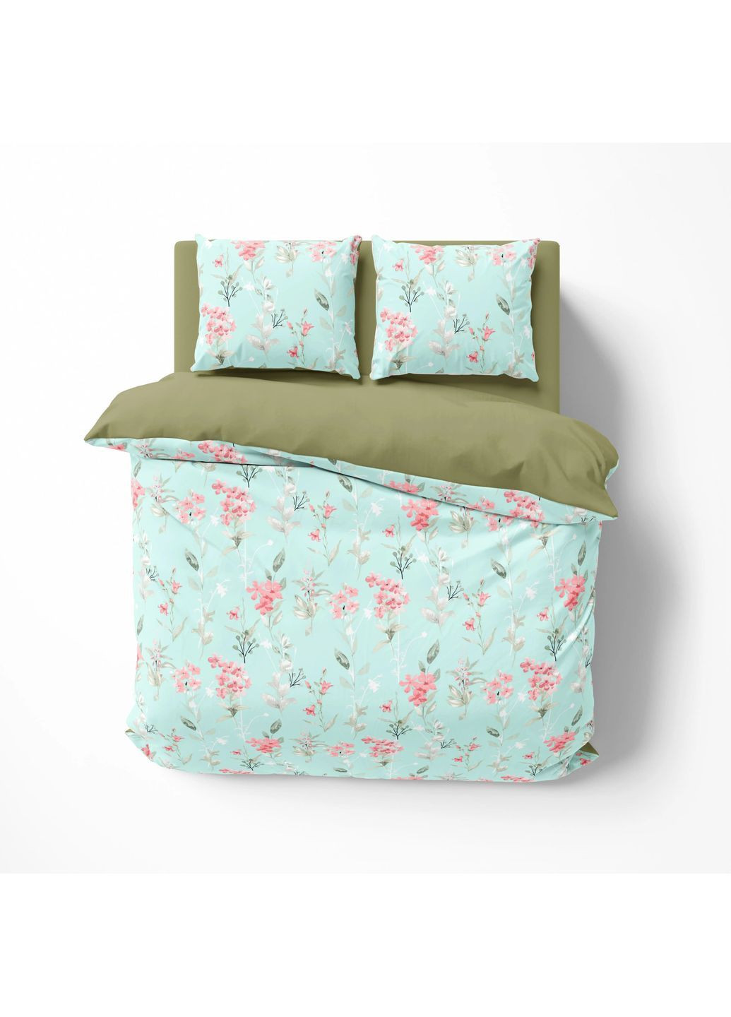 Сімейний комплект постільної білизни Бязь з наволочками 70*70 см, 115 гр/м2 М'ятна Феєрія М'ятний (20560150215) ТЕП (366036776)