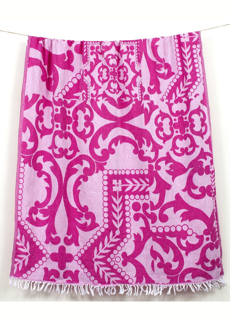 Barine рушник pestemal - voyage 90*160 рожевий виробництво -