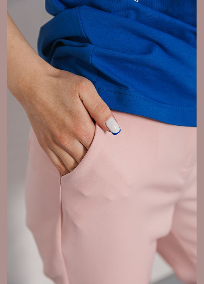 Жіночі штани з асиметричним низом Arjen (289385580)