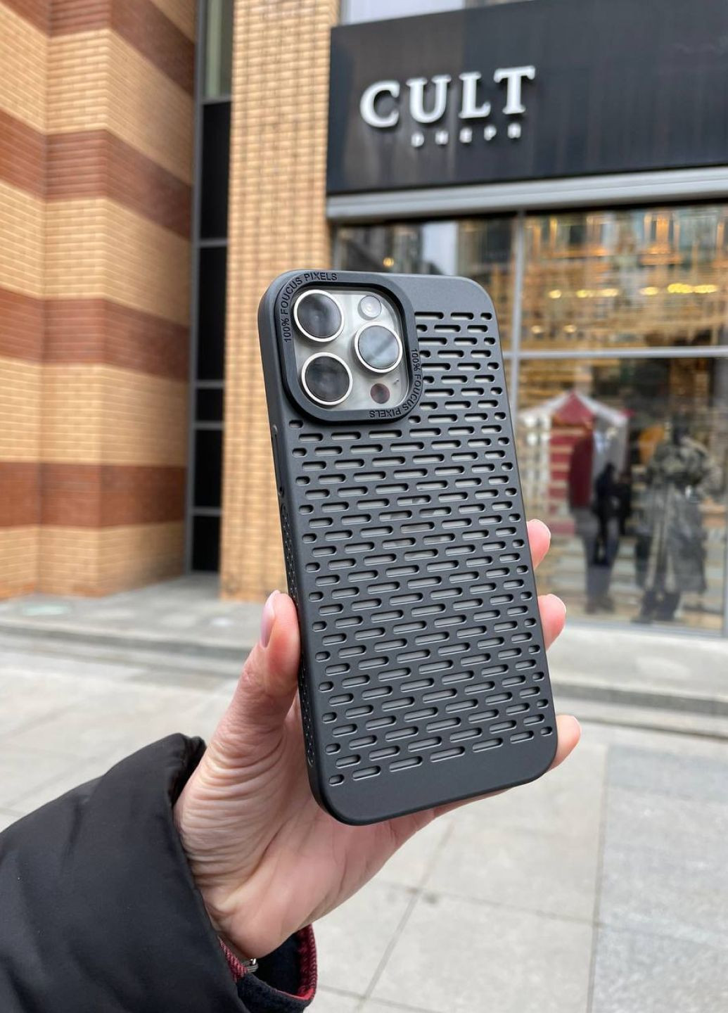 Чохол для iPhone 12 Pro Max Breeze black / чохол айфон 12 про макс чорний No Brand (322411445)