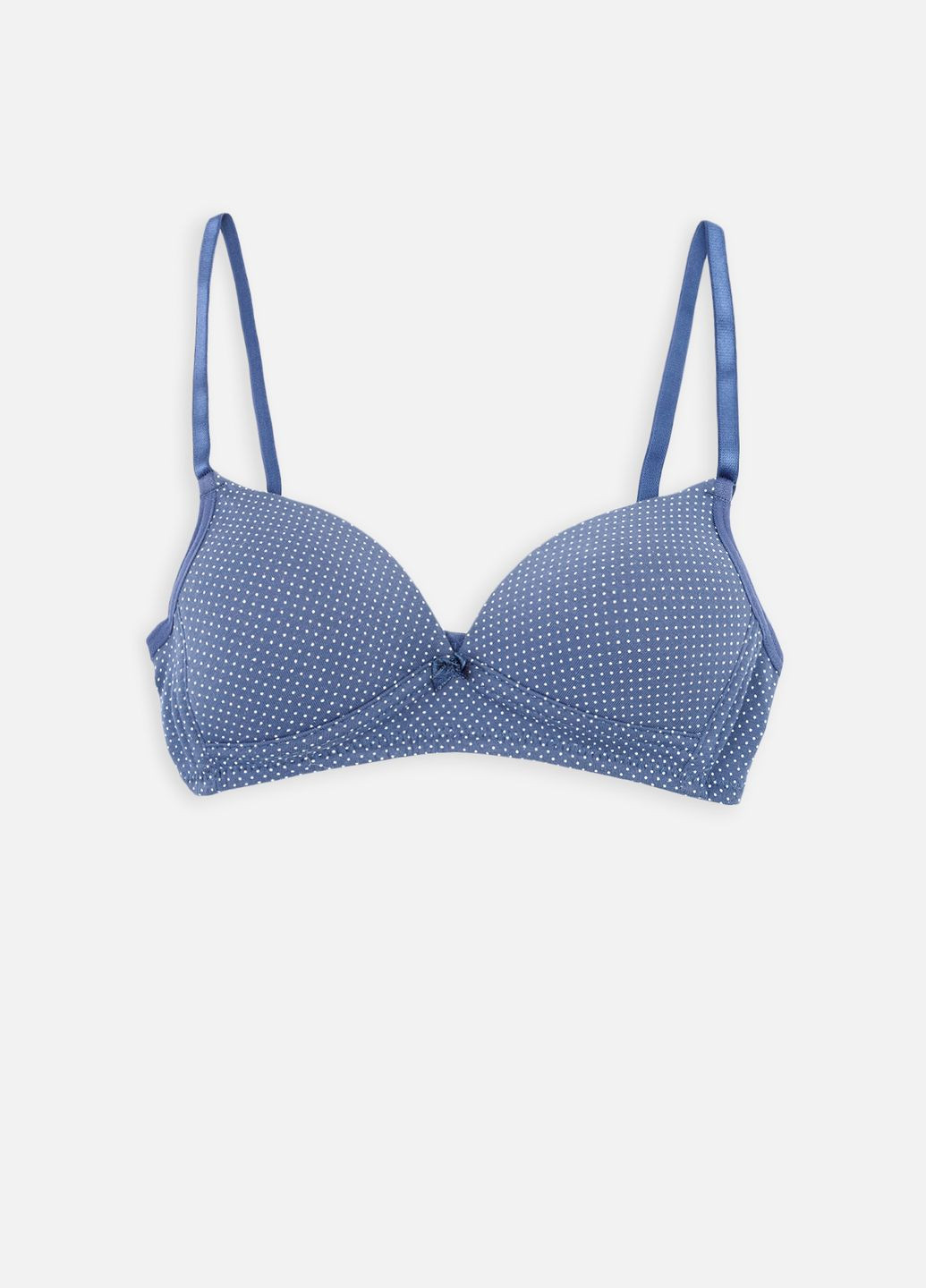 Темно-синій бюстгальтер для дівчинки колір темно-синій цб-00258072 Nicoletta трикотаж