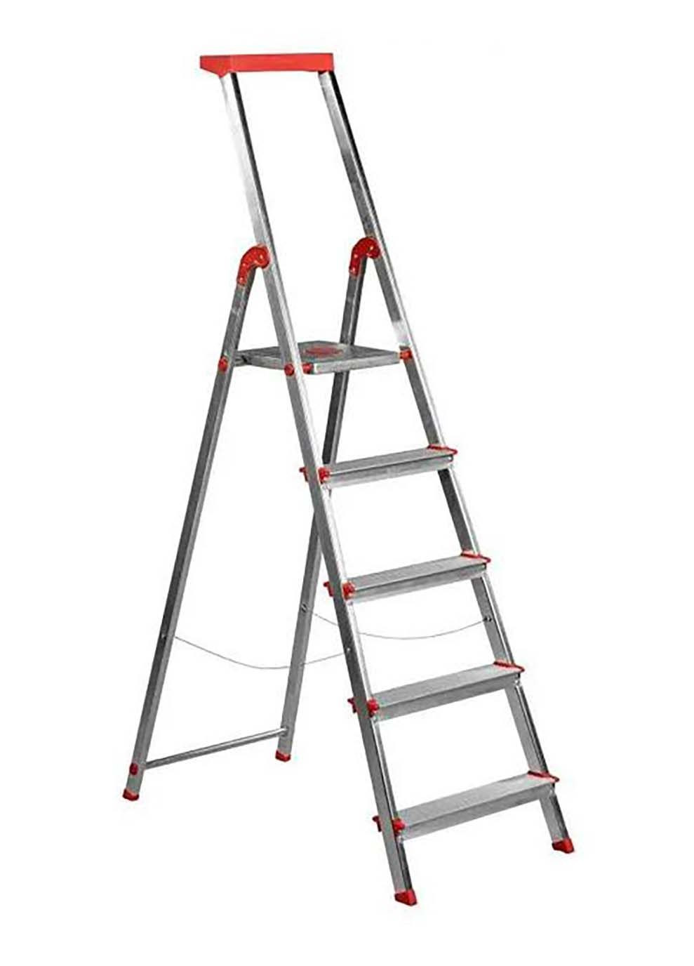 Драбина Escalera Brico 5 щаблів Червоний Rolser (367591116)