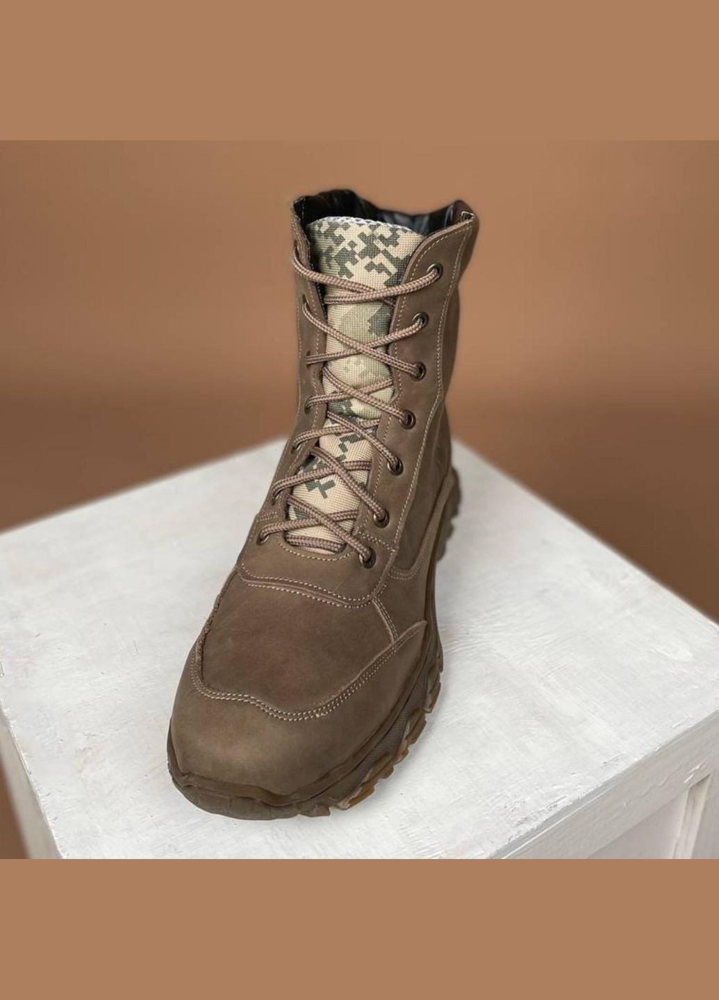 Демисезонные Мужские Тактические Берцы. 36-50р Койот. Натуральная гидрофобная кожа! MBDM-1006 No Brand (301137825)