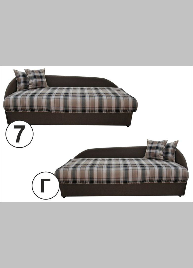 Диван тахта кутова з нішею для білизни Хвиля ТМ No Brand (322500819)