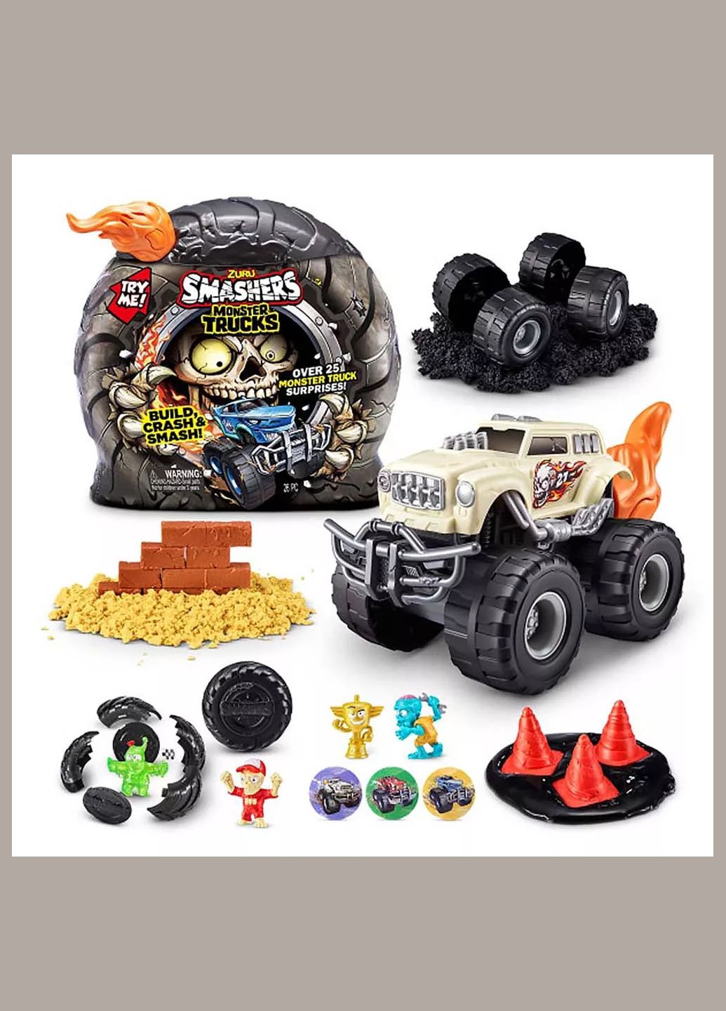 Ігровий набір Monster Wheels Скалл Трек (74103B) Smashers (330058228)