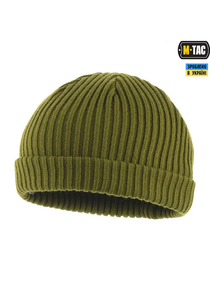Шапка в'язана 100% акрил Olive M-TAC (315147427)
