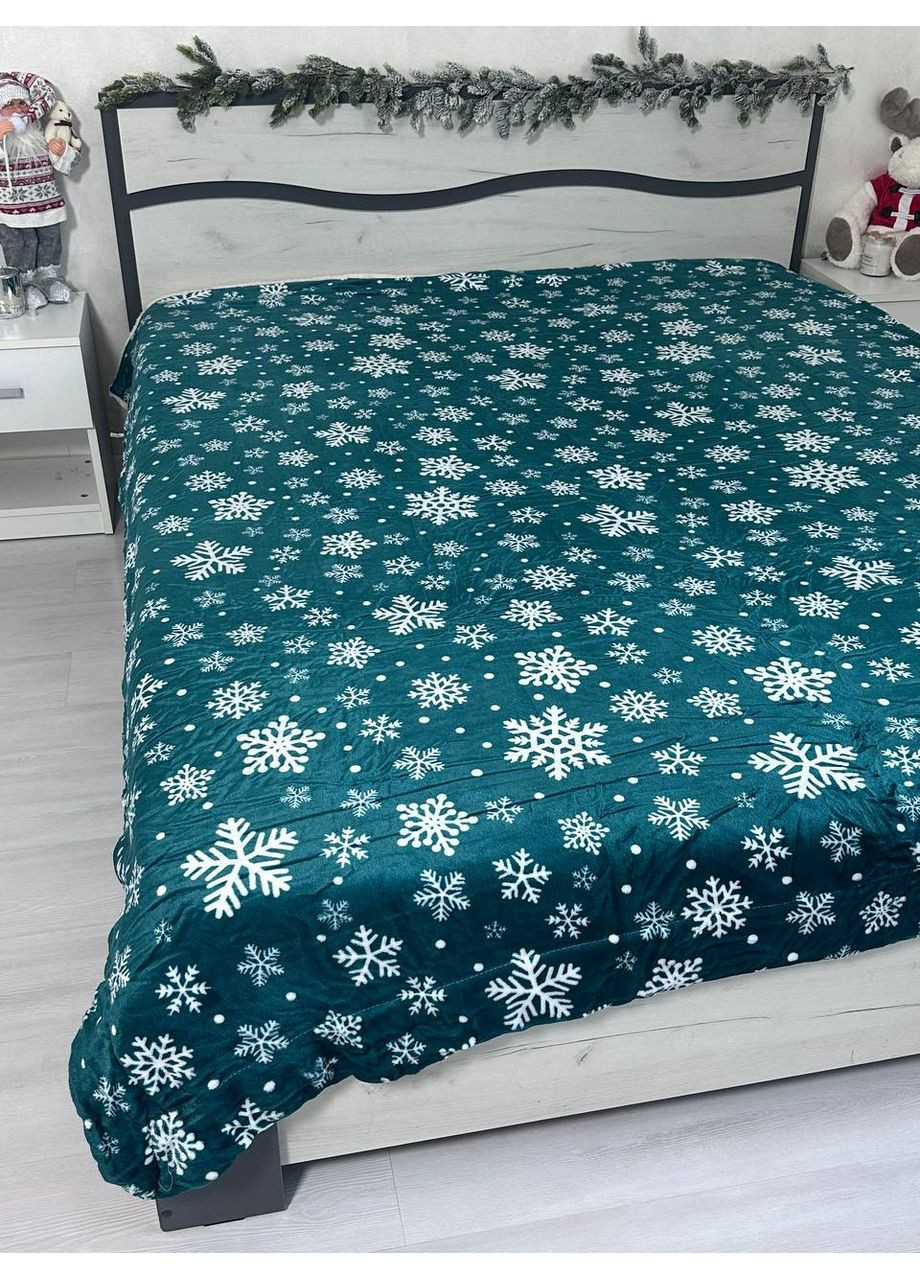 Новорічний плед євро на овчині Vishnya (372113133)