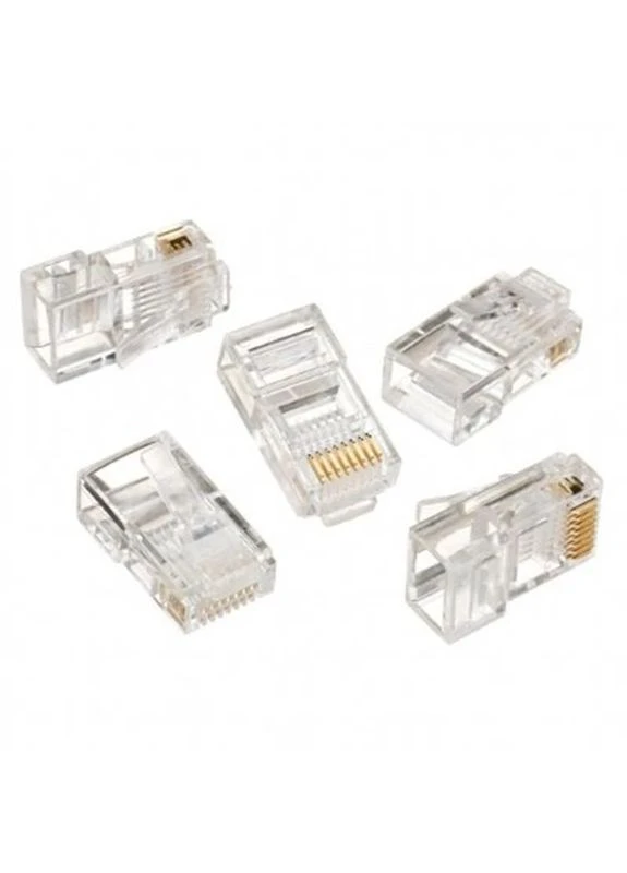 Коннектор RJ 45 (LC-8P8C-001/100) 8P8C, с позолоченными контактами (100 шт/уп) Cablexpert (398118555)