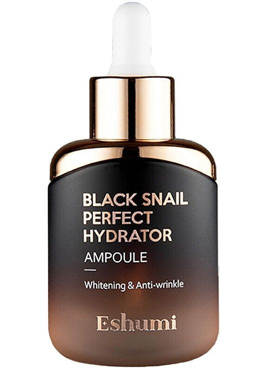 Сироватка для обличчя з екстрактом муцину чорного равлика Black Snail Perfect Hydrator Ampoule 35ml (1333061-7251143) Eshumi (368887062)