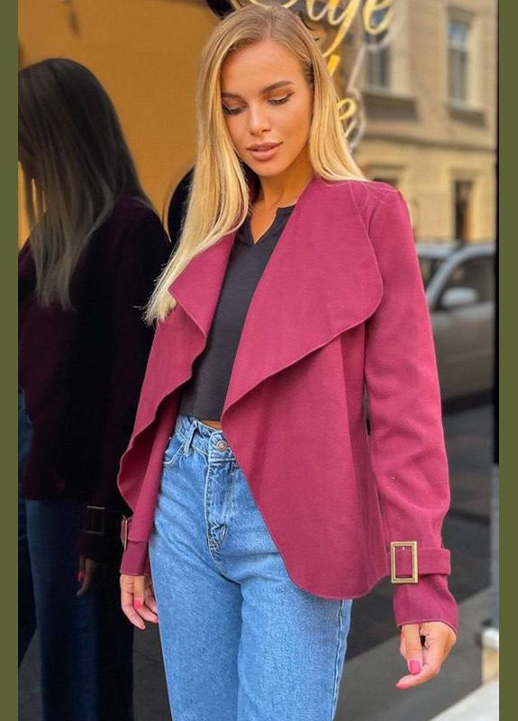 Фиолетовый демисезонный кардиган Let's Shop