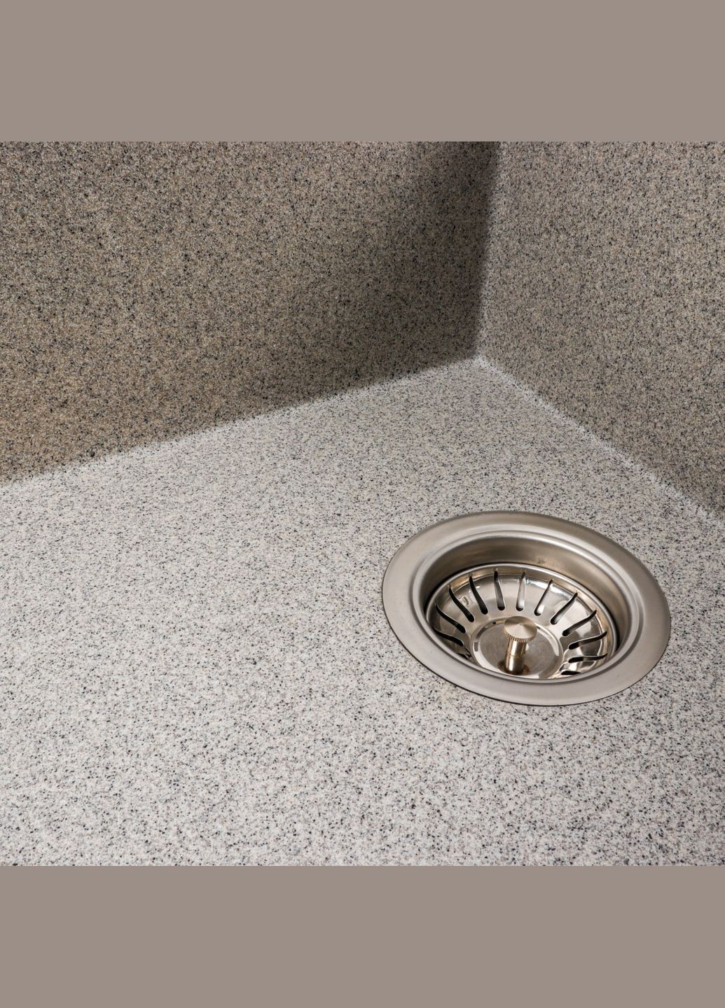Гранитная мойка для кухни AZURIT 7950 серая Valeso (358059199)