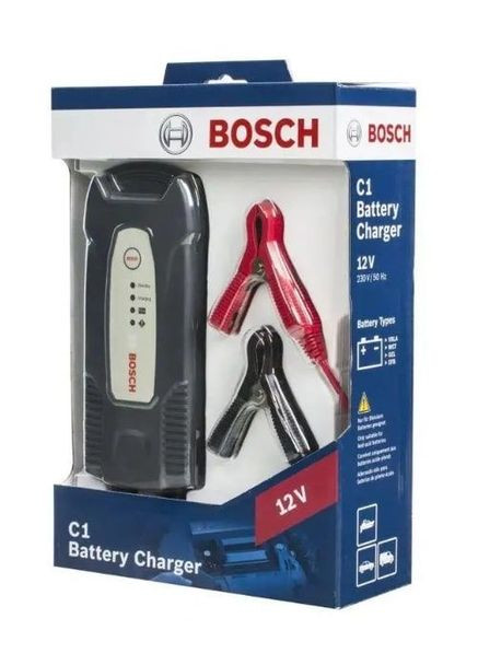 Зарядний пристрій для акумуляторів C1 12V, 5-120 A*год (0 189 999 01M) Bosch (363056393)