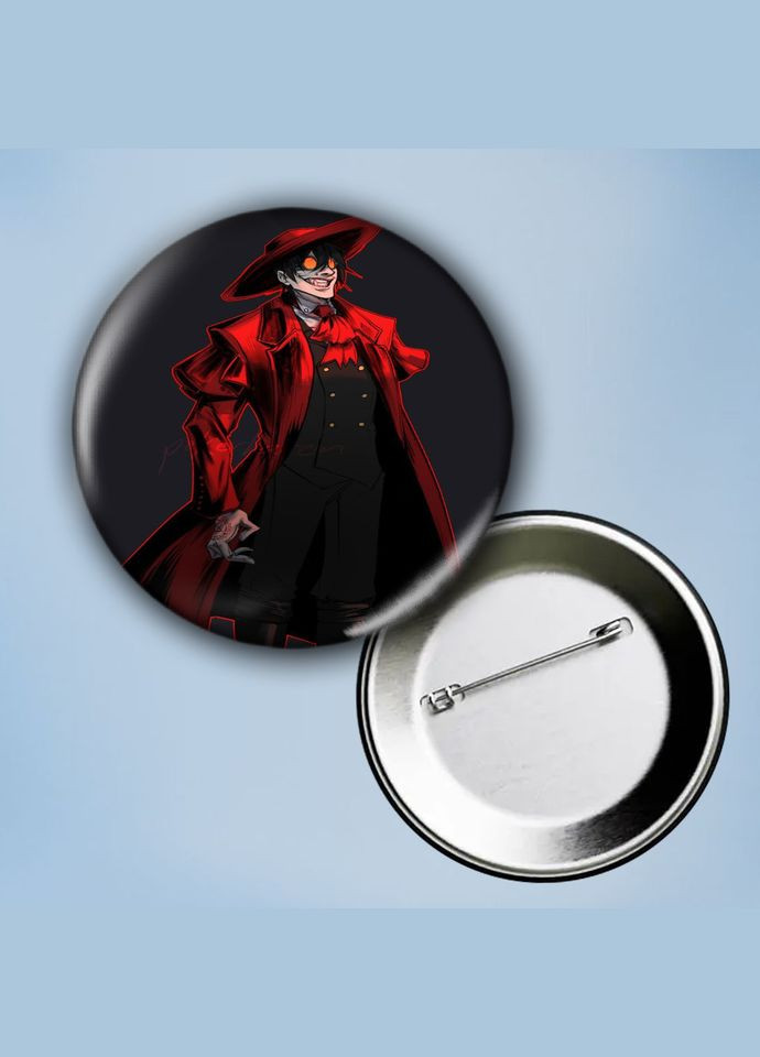 Значок на булавке Аніме Хеллсінг #5 металевий 56 мм No Brand (304502984)