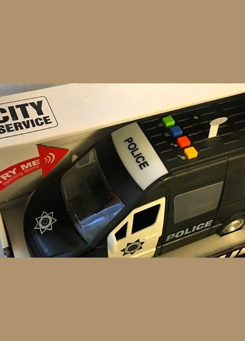 Автобус "Поліція" інерц. (озвуч. з світ. єфект.) WY590C р. 27,5*12*17 см 1:16 No Brand (301648830)