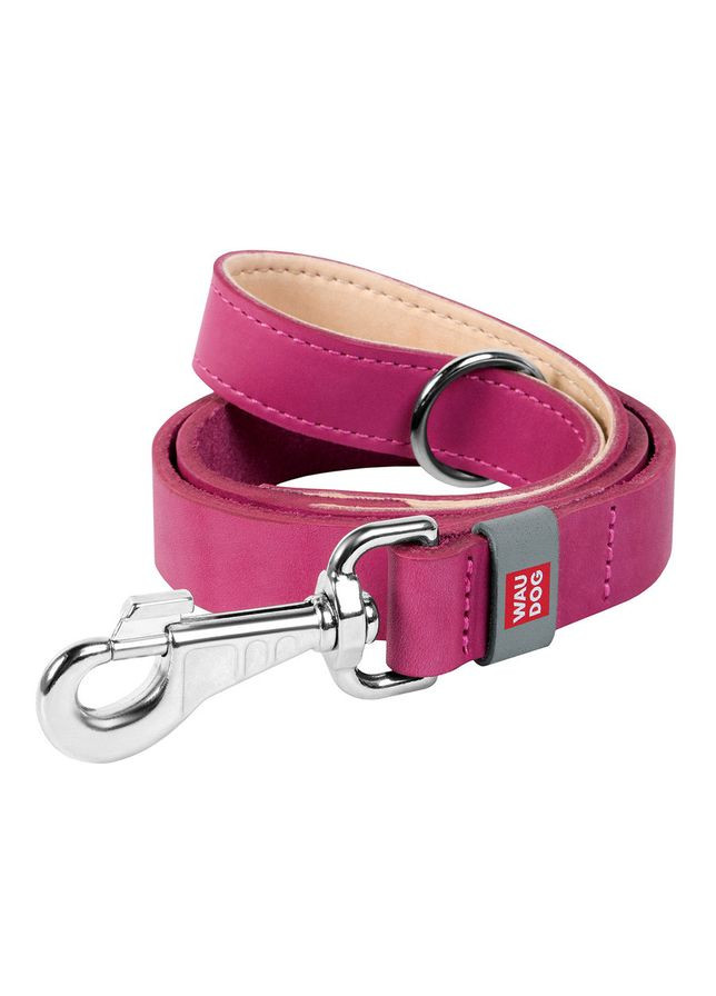Поводок для собак кожаный WAUDOG Classic, Ш 14 мм, Дл 122 см No Brand (363198571)