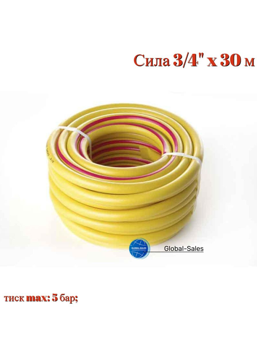Шланг поливочный 3/4" x 30 м оазис (550646) Сила (335048615)
