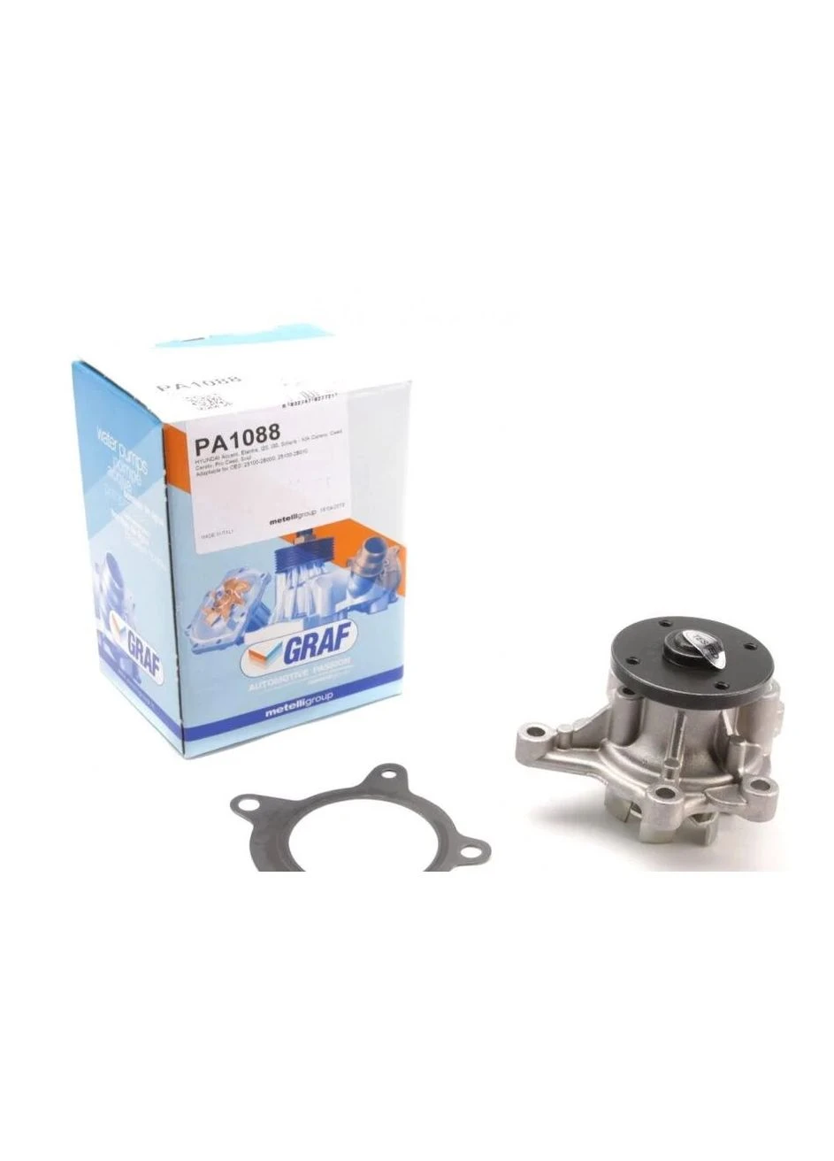 Насос воды Hyundai Accent/K20/i30/Kia Cee'd/Carens/Cerato/Soul 1.4/1.6/1.6CVVT 07- (R/B) (6 лоп) PA1088 UA63 Graf (366169768)