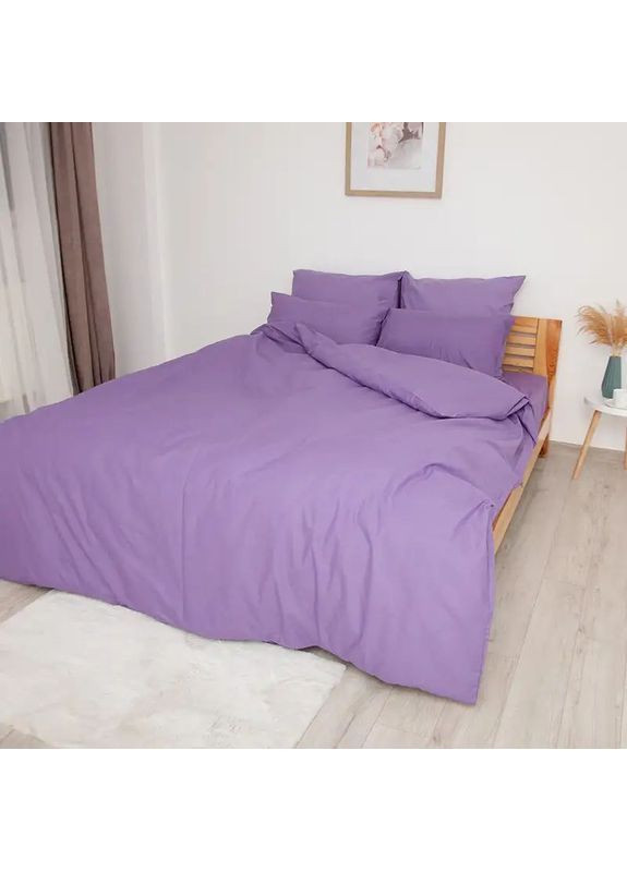 Полуторный комплект постельного белья с наволочками 50*70 см, 115 гр/м2 Ватикан Фиолетовый (16480150215) ТЕП (364237729)