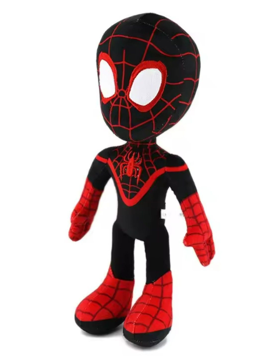 М'яка дитяча іграшка людина-павук Spiderman супергерої марвел Marvel 30 см чорний No Brand (364956609)
