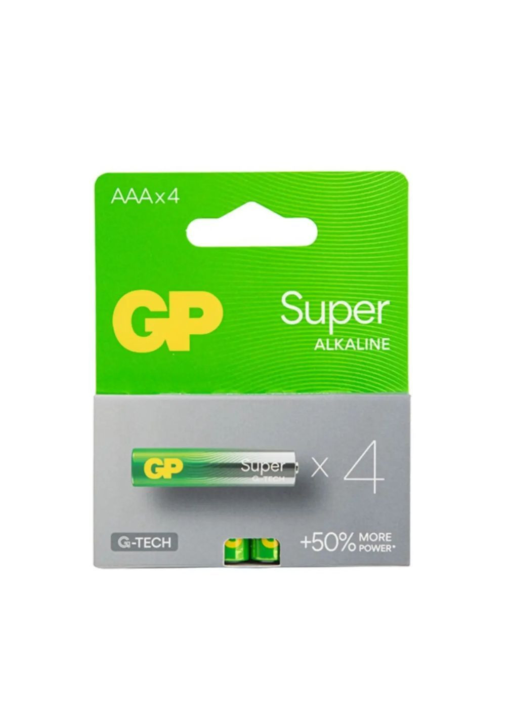 Bat Super бл.4шт LR03 24A (40/320) GP (369164635)