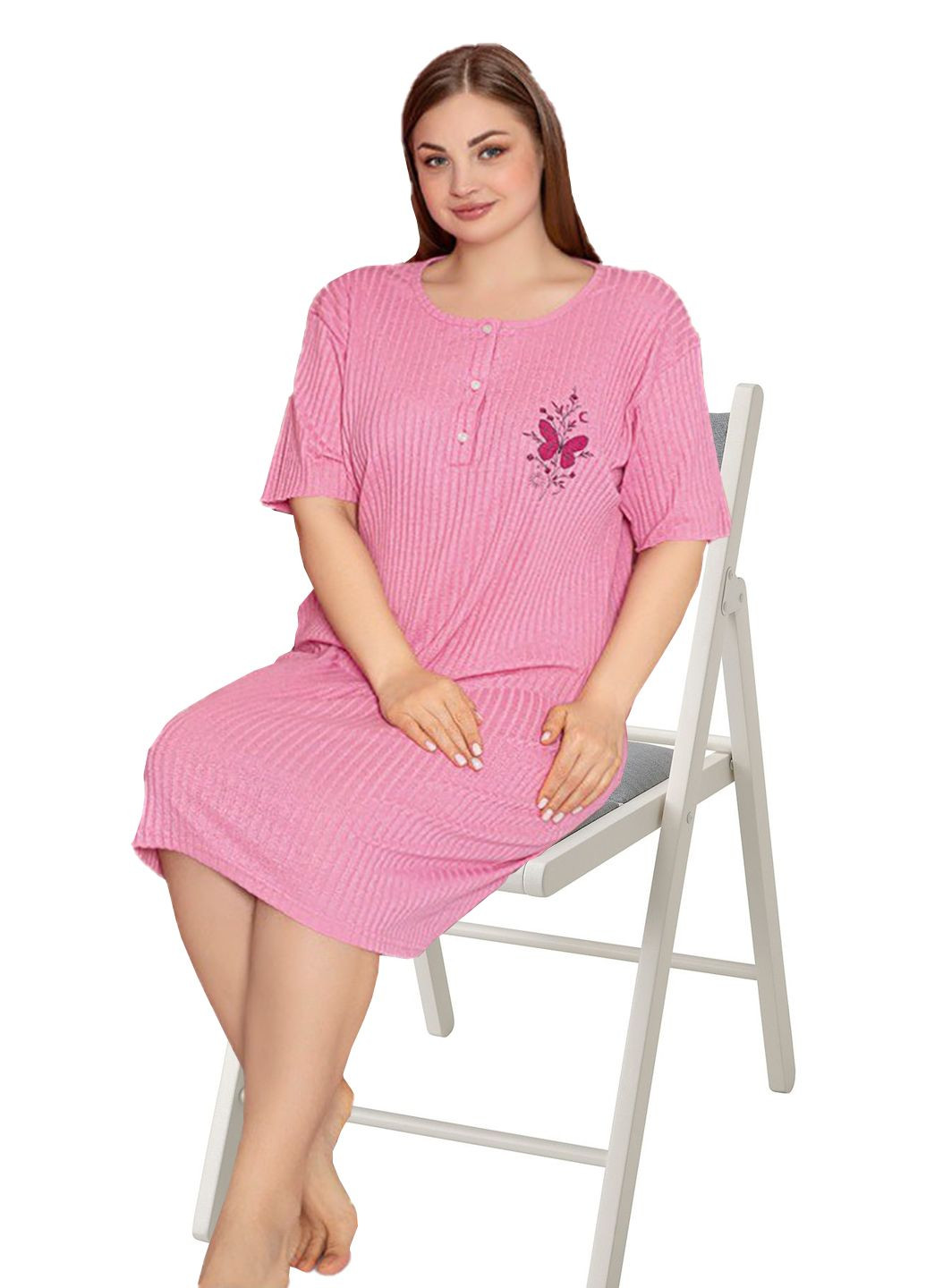 Нічна сорочка домашня сукня Cotton More (293185421)