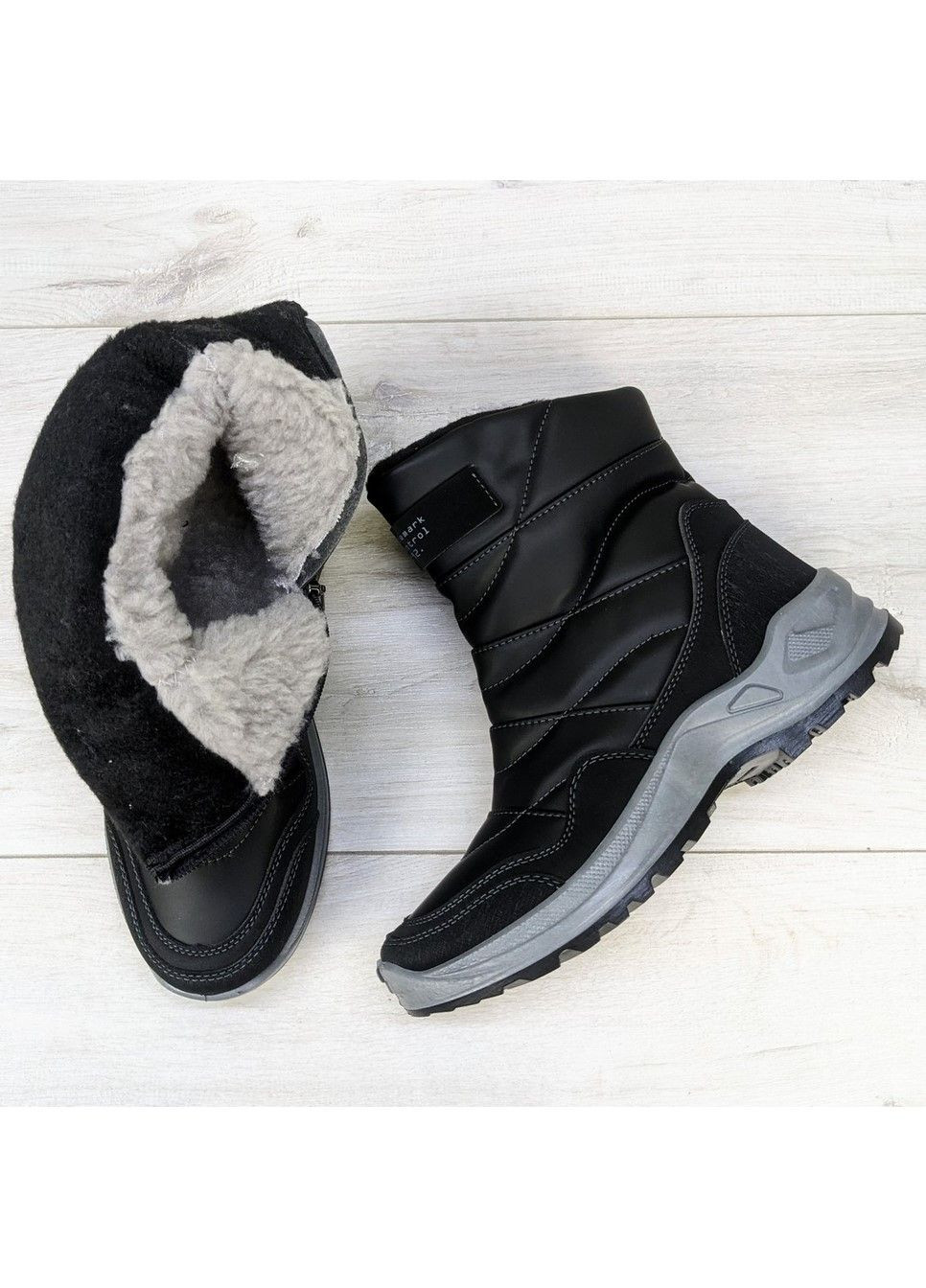 Чоботи чоловічі зимові еко-шкіра Paolla (303397252)