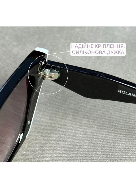 Женские тонированные очки, черный цвет, пластиковая оправа. Код 011 С1 +4.0 AD (365831272)