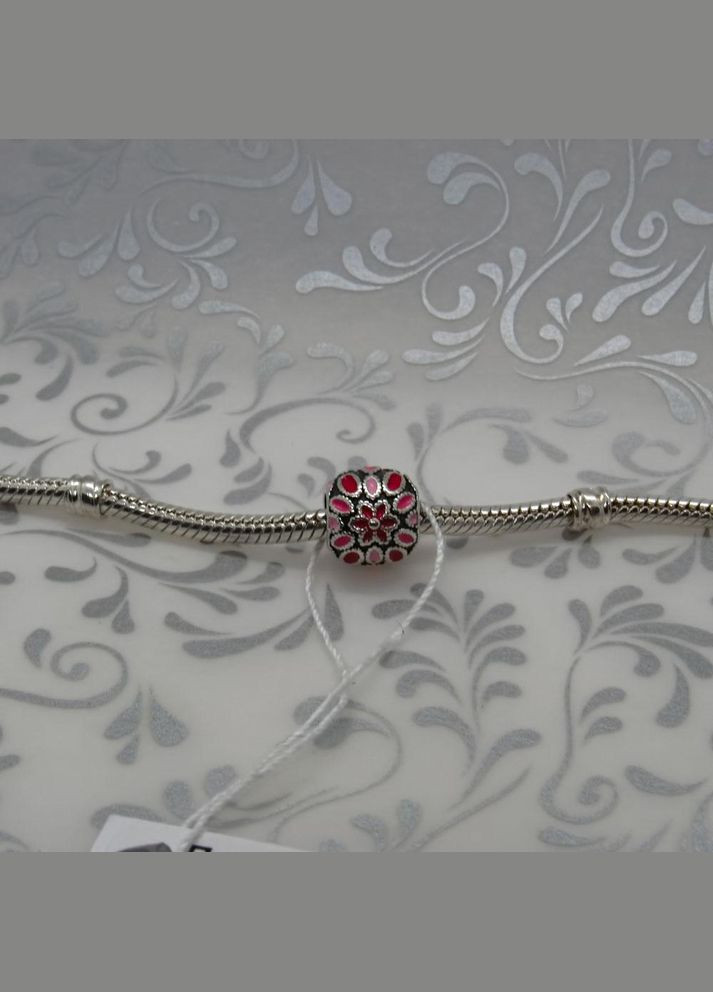 Серебряный шарм "Цветной шарик с емалью" No Brand (350667543)