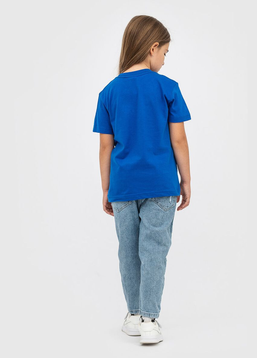 Синя демісезонна футболка дитяча для дівчинки волошкова stedmаn Stedman CLASSIC-T KIDS