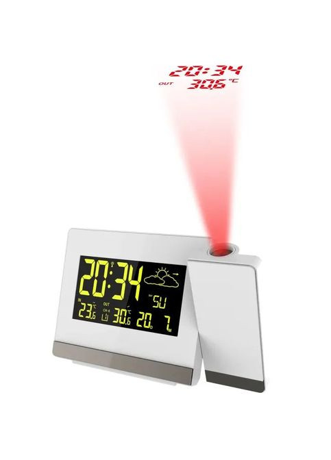 Настільний годинник (DAS301195) Technoline WT549 проекційний White (356149582)