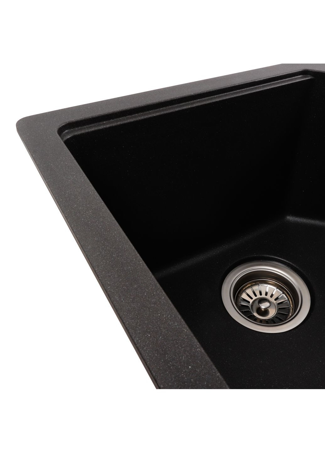 Гранітна мийка для кухні 7850 HARMONY матовий Моріон Platinum (277697072)