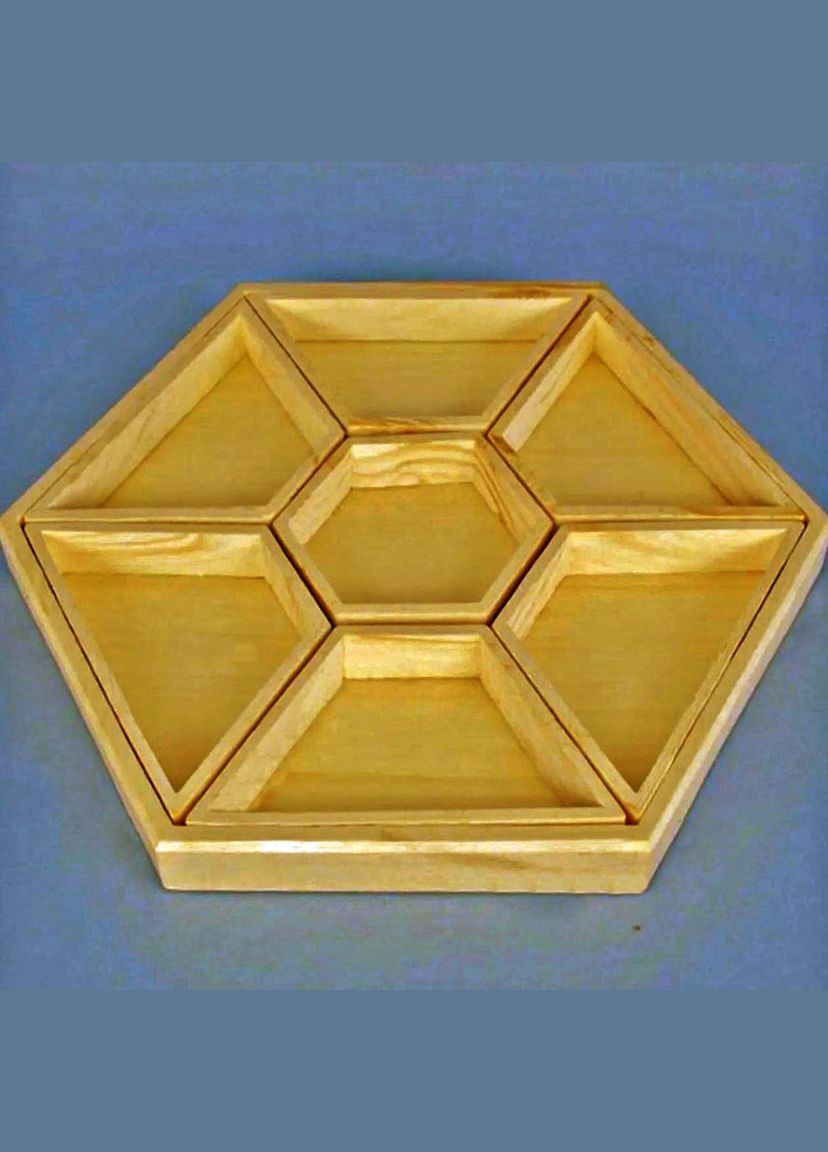 Менажниця з дерева Нітера каррі (МЕН-010203) No Brand (327868292)