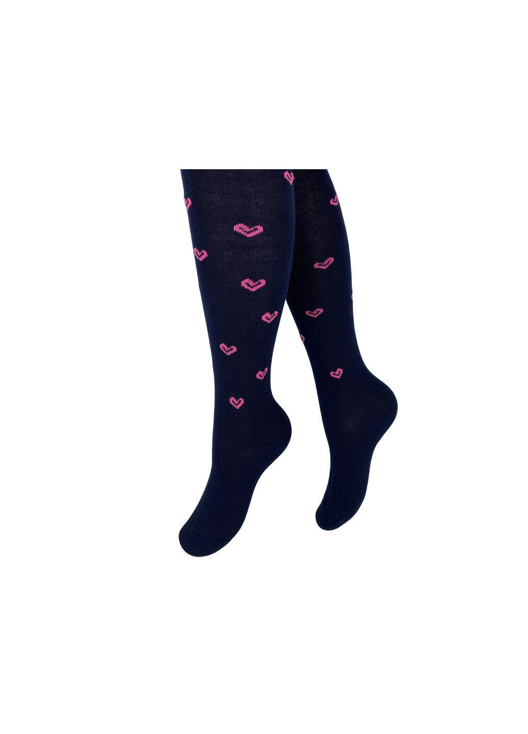 Детские колготки. Сердечки-мини. Цвет: Тёмно-синий. Крокус (338427349)