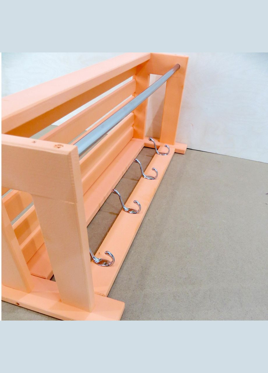 Вешалка для одежды из дерева Эдмонтон грейпфрут (ВДО-000654) No Brand (327865864)