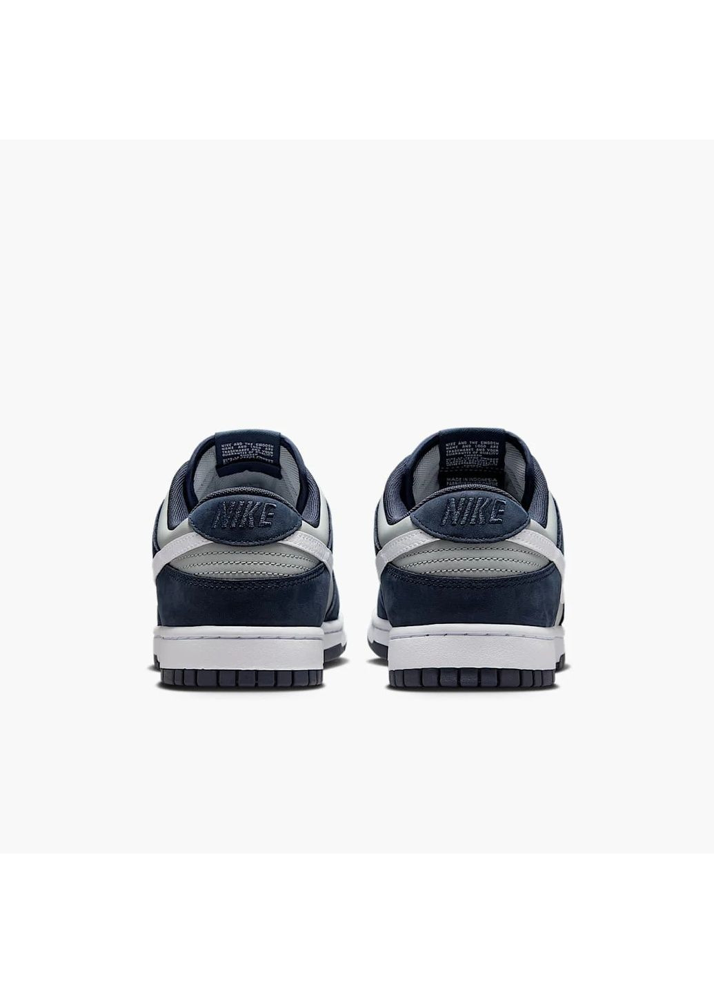 Серые кроссовки мужские dunk low blue/grey Nike