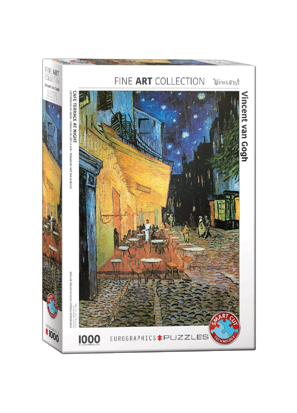 Пазл Нічне кафе, Вінсент Ван Гог, 1000 елементів () Eurographics 6000-2143 (328401674)