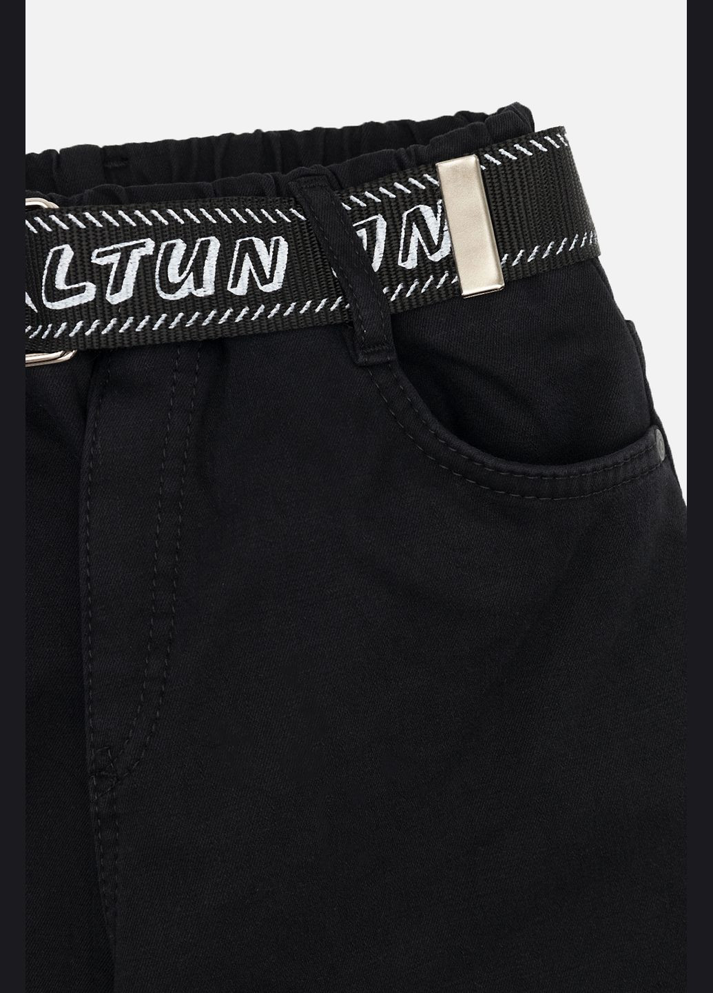 Черные зимние джинсы carrot для мальчика цвет черный цб-00259521 Altun