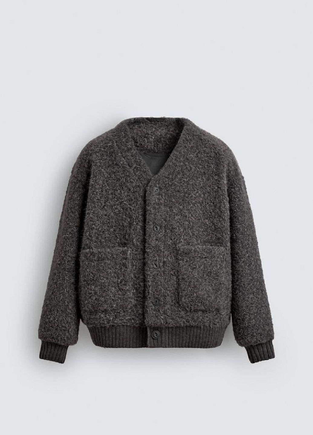 Серый демисезонный кардиган Zara