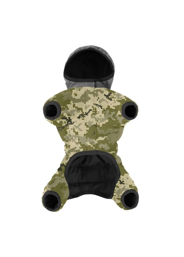 Комбінезон для собак Clothes, малюнок "Мілітарі",, В 29-31 см, С 19-21 см WAUDOG (362583630)