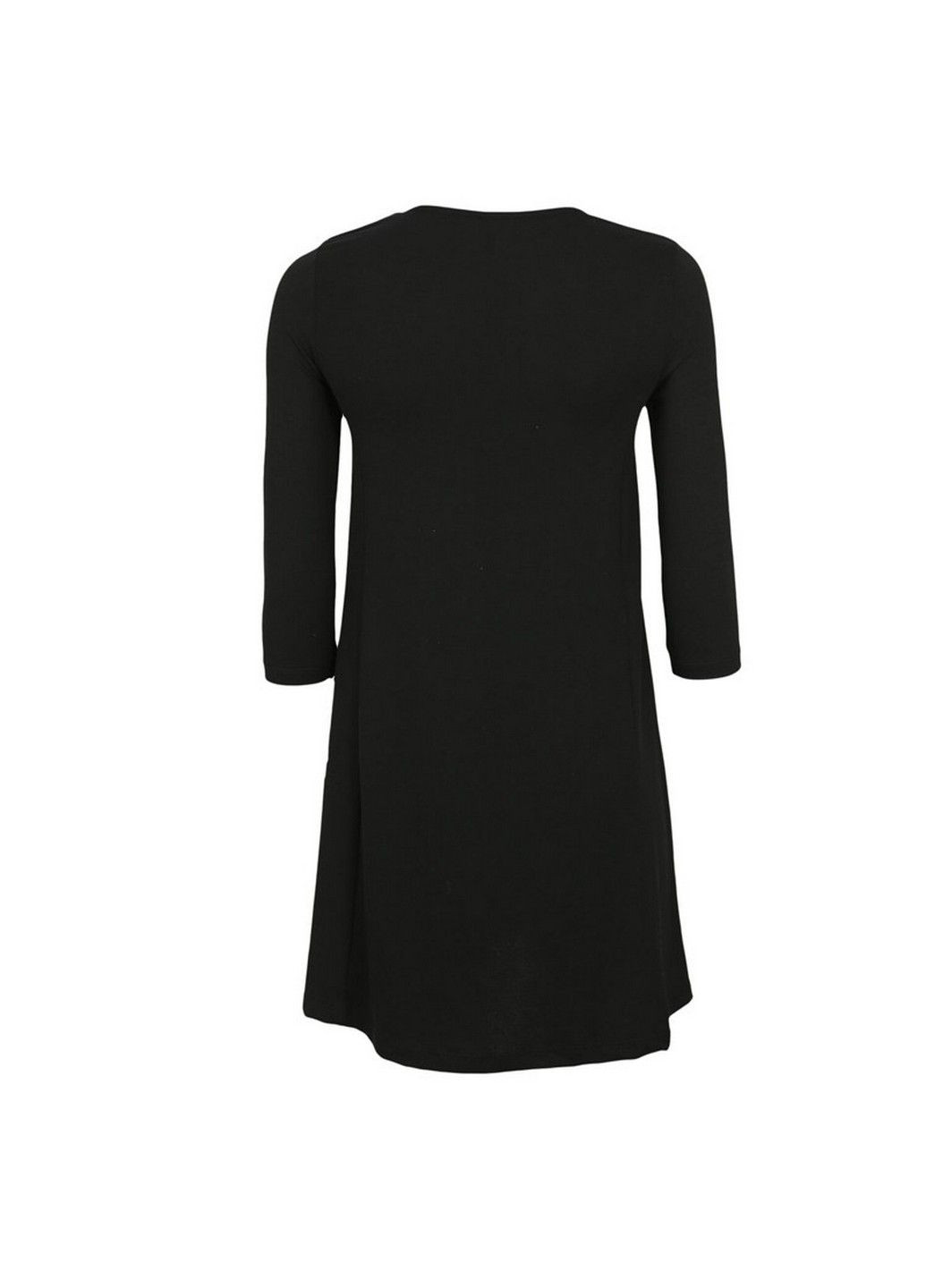 Черное кэжуал платье Stradivarius однотонное