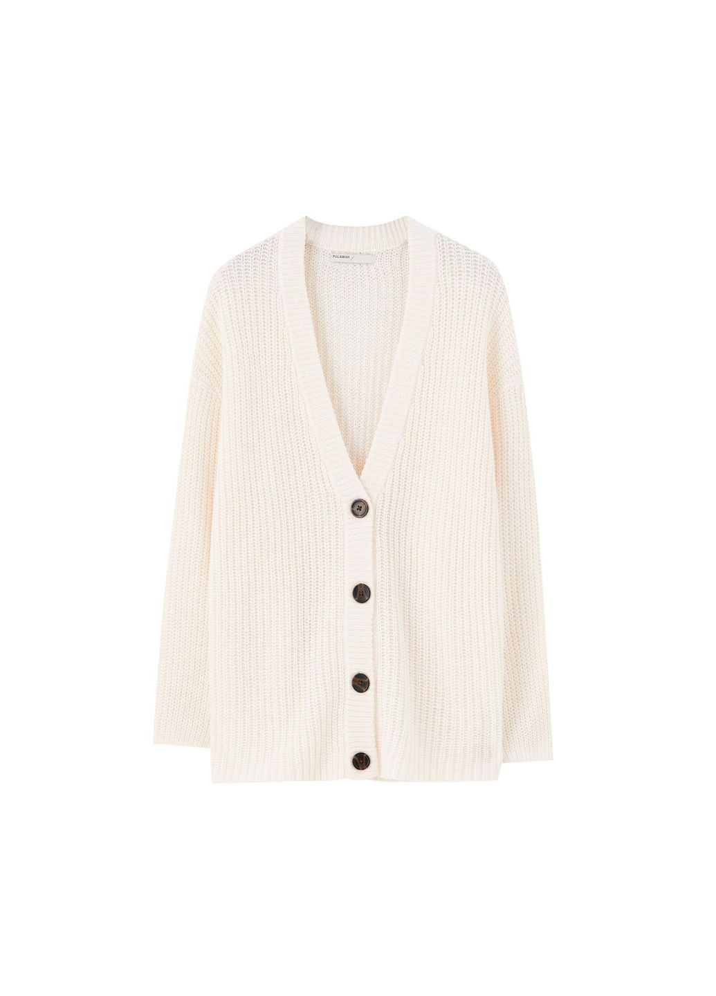 Кардиган демісезон,молочний, Pull & Bear (368150812)