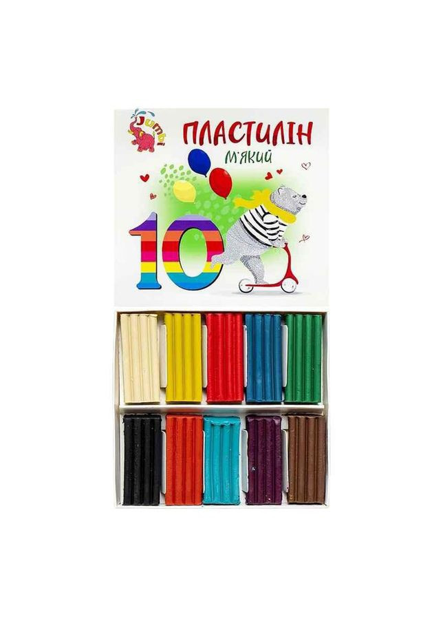 Набор для творчества Пластилин КТ 230603, 10 цветов. Jumbi (367971334)