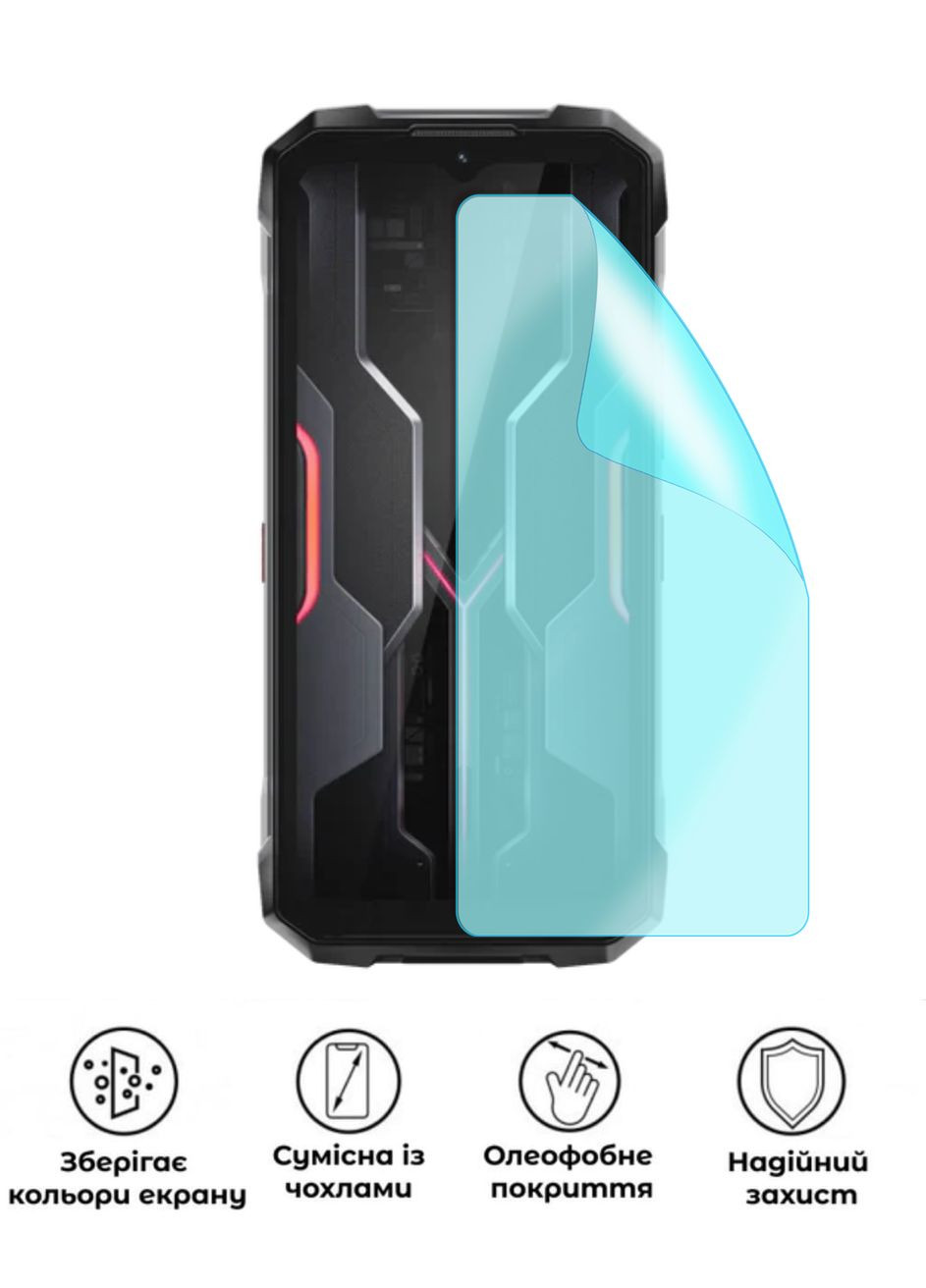 Защитная полиуретановая матовая пленка Medium Armor на экран смартфона Hotwav Hyper 7S GP (373246766)