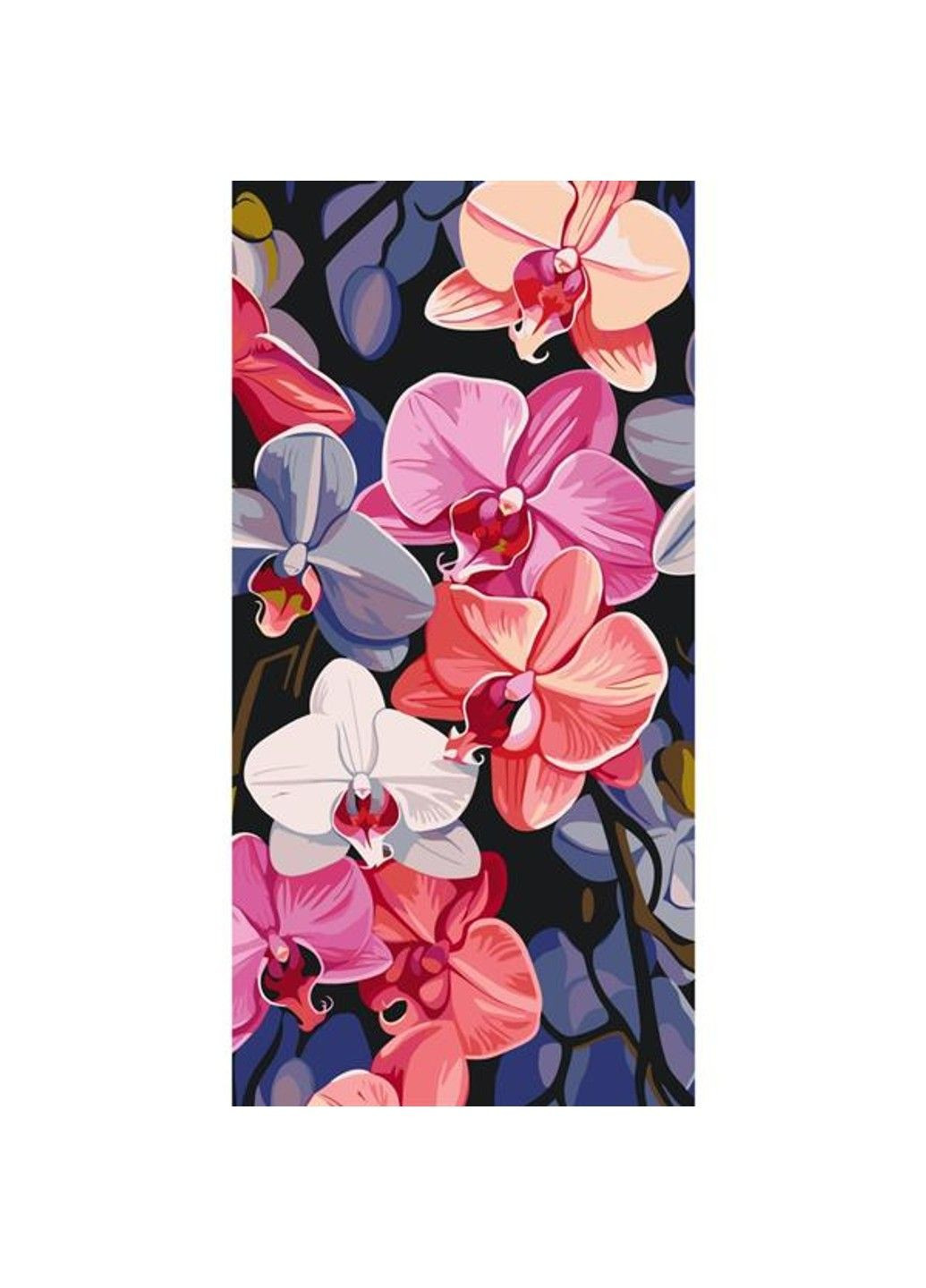 Картина за номерами Яскраві орхідеї 40х80 см (13072-AC) Artcraft (331299961)